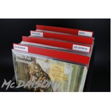 Separatore classificatore rosso per vinili formato LP